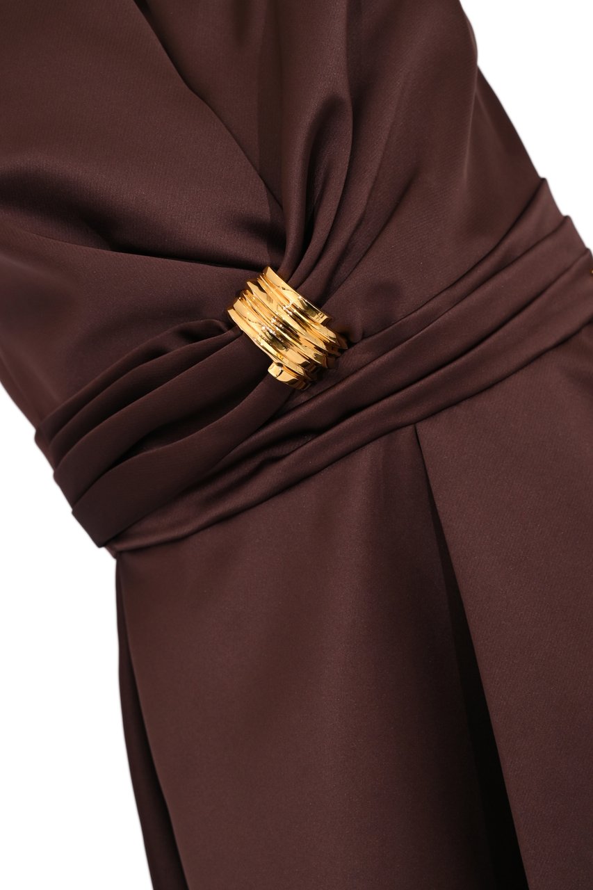 Elisabetta Franchi Dresses Brown Bruin