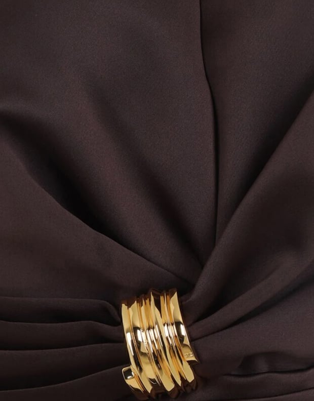 Elisabetta Franchi Dresses Brown Bruin