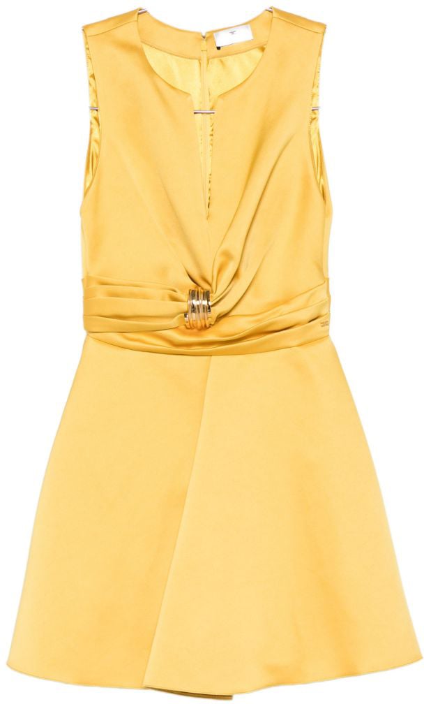 Elisabetta Franchi Dresses Yellow Geel