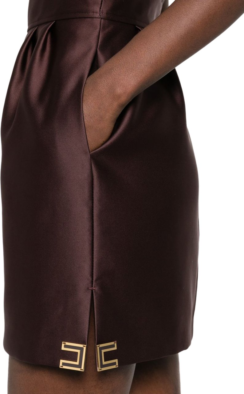 Elisabetta Franchi Dresses Brown Bruin