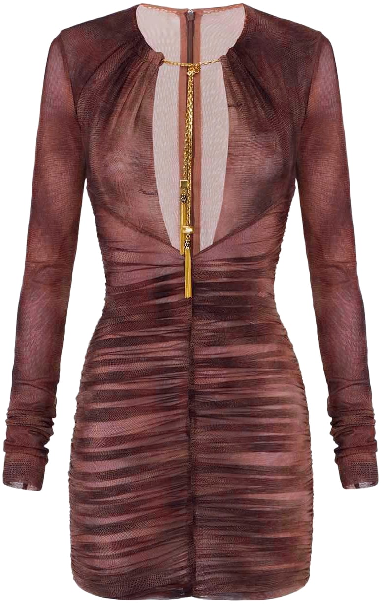 Elisabetta Franchi Dresses Merlot Rood