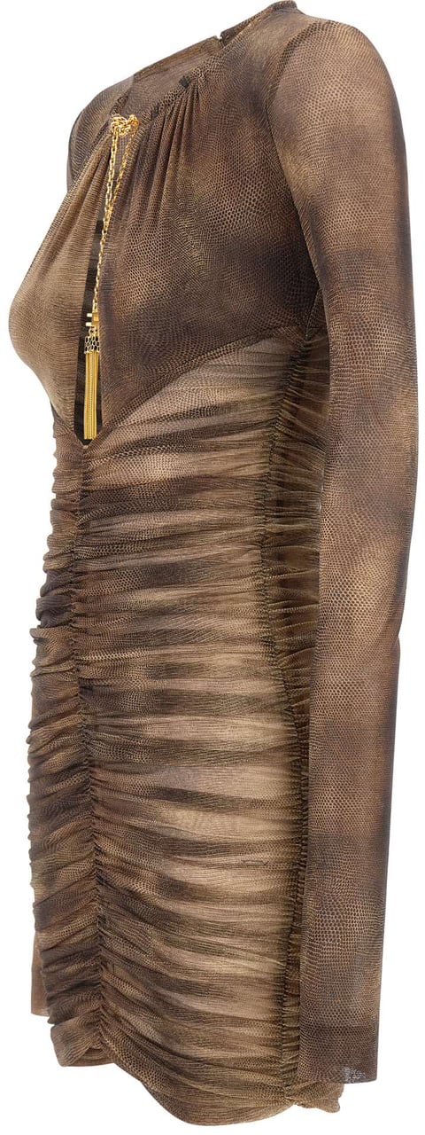 Elisabetta Franchi Dresses Brown Bruin