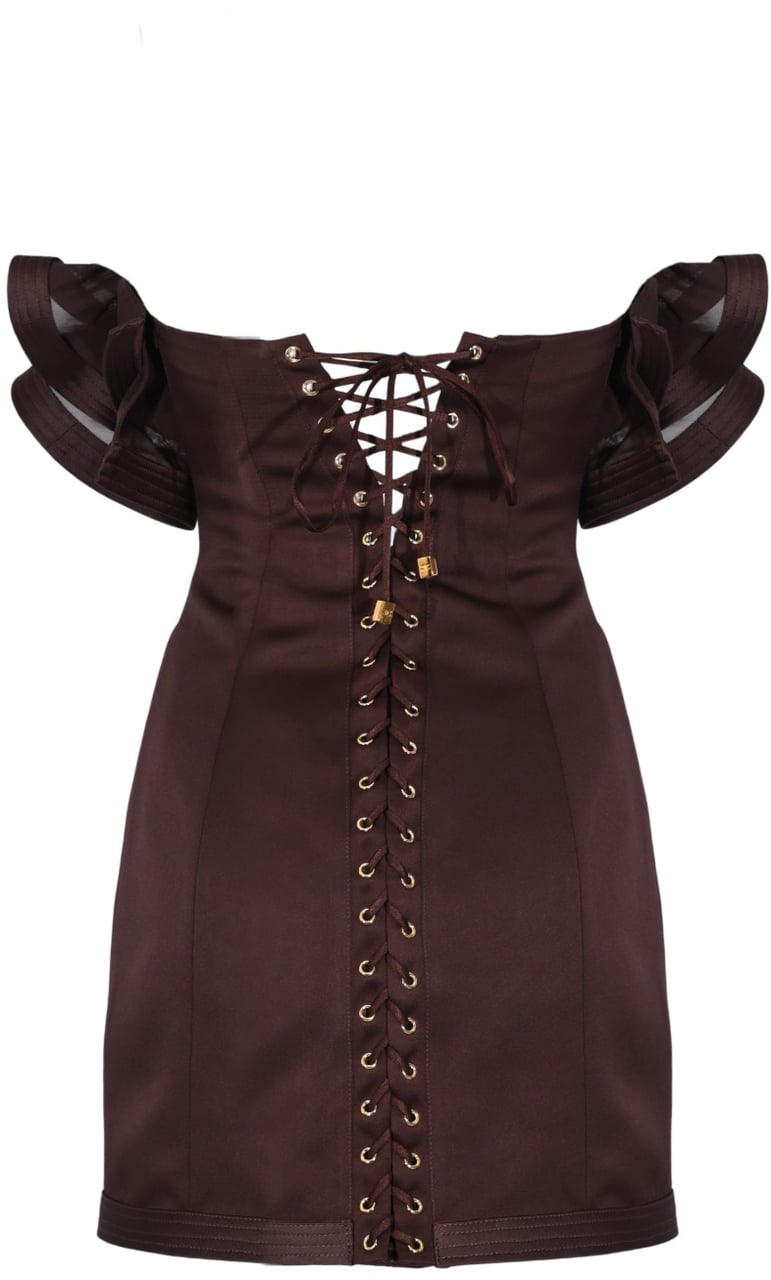 Elisabetta Franchi Dresses Brown Bruin