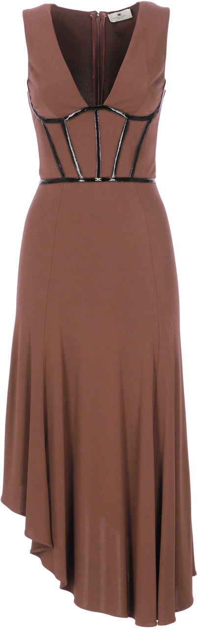 Elisabetta Franchi Dresses Brown Bruin
