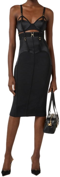 Elisabetta Franchi Dresses Black Zwart