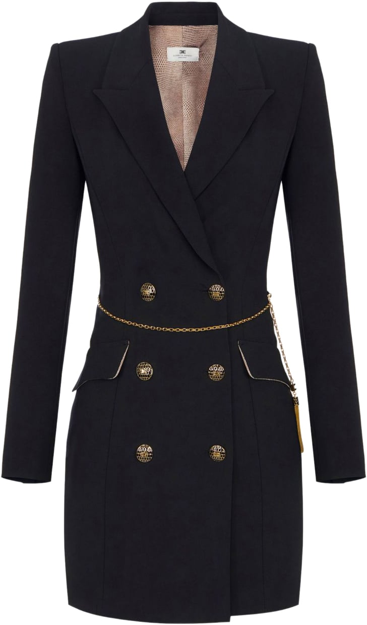 Elisabetta Franchi Dresses Black Zwart