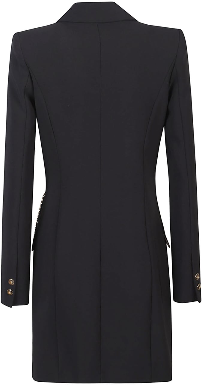 Elisabetta Franchi Mini Dress Black Zwart