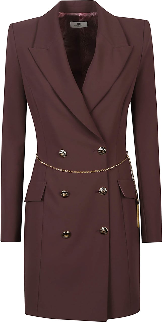 Elisabetta Franchi Mini Dress Red Rood