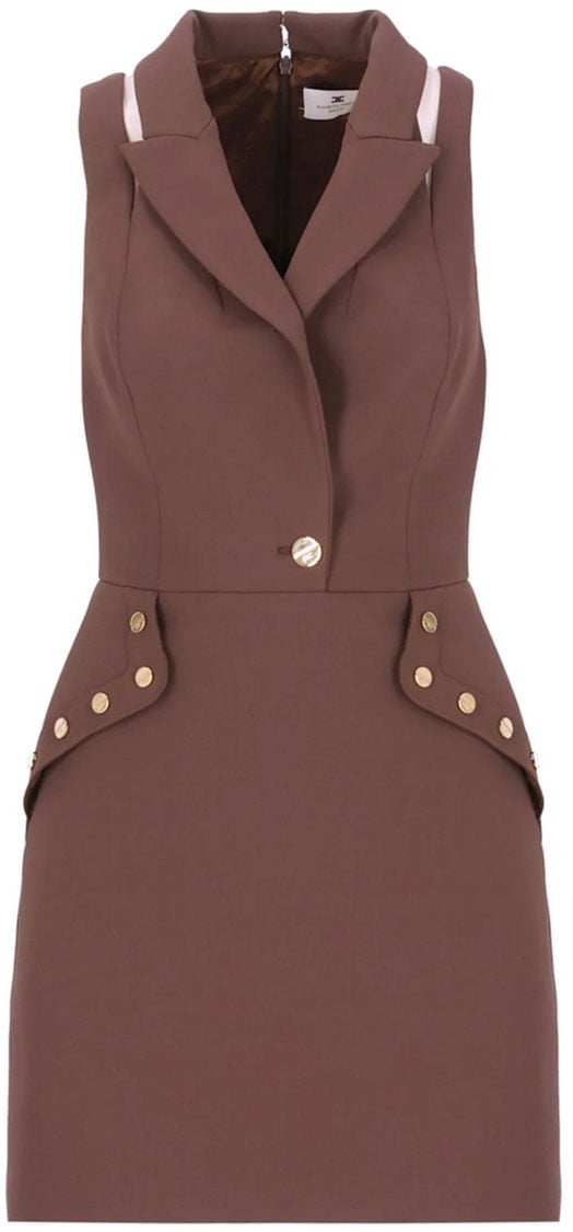 Elisabetta Franchi Dresses Brown Bruin