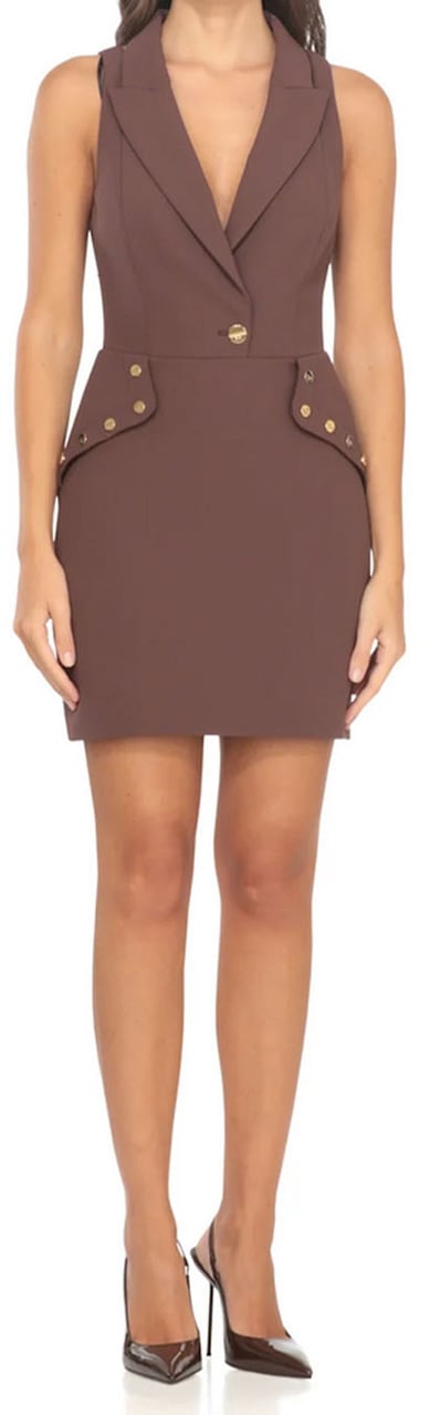 Elisabetta Franchi Dresses Brown Bruin
