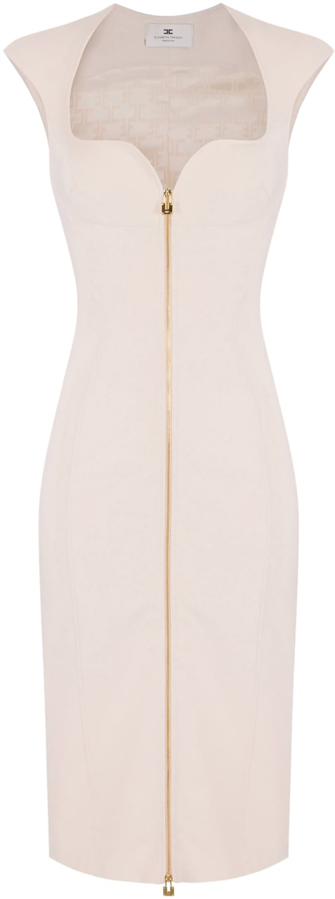 Elisabetta Franchi Dresses Burro Beige