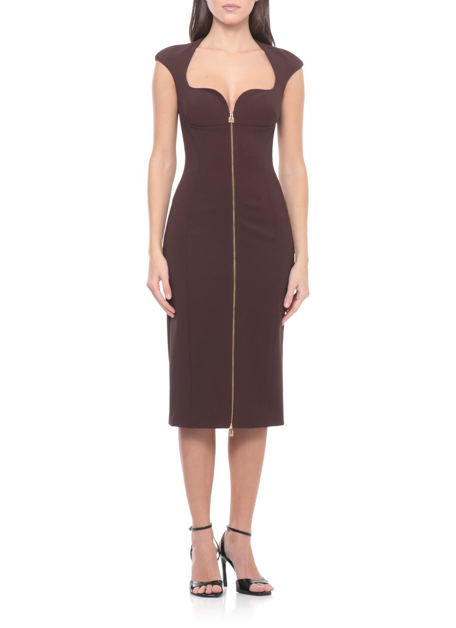 Elisabetta Franchi Dresses Brown Bruin