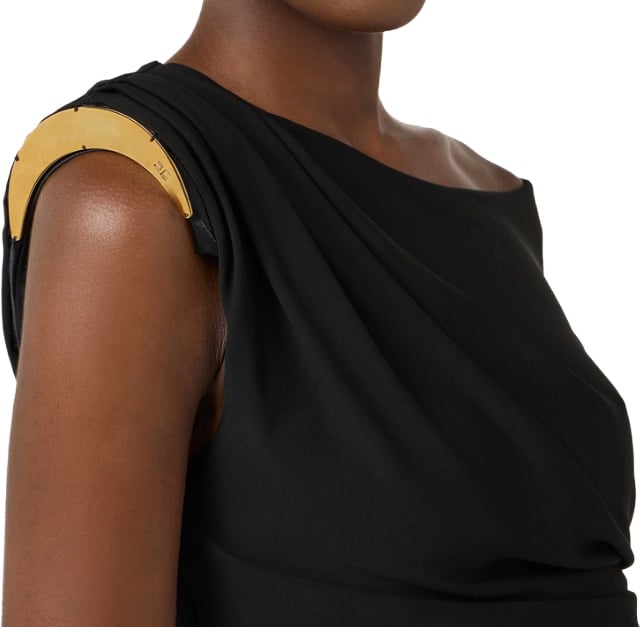 Elisabetta Franchi Dresses Black Zwart