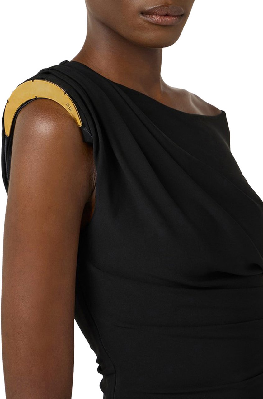 Elisabetta Franchi Dresses Black Zwart