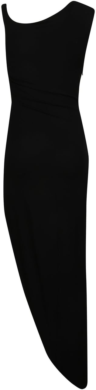 Elisabetta Franchi Sleeveless Dress Black Zwart