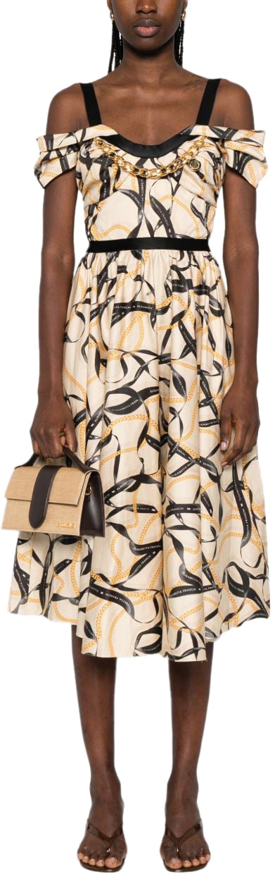 Elisabetta Franchi Dresses Beige Beige
