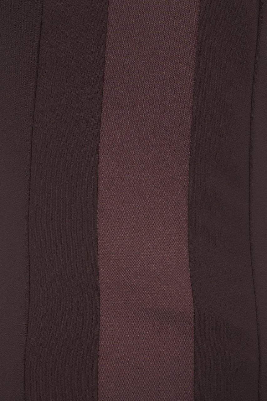 Elisabetta Franchi Midi dress with logo detail Bruin