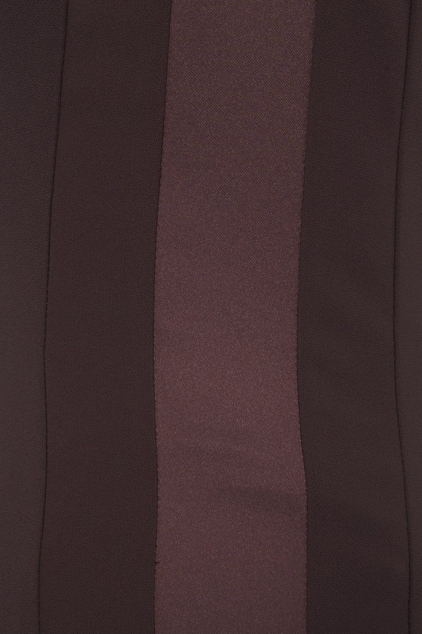 Elisabetta Franchi Midi dress with logo detail Bruin