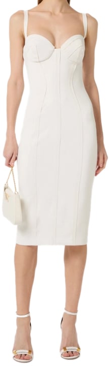 Elisabetta Franchi Dresses Ivory Wit