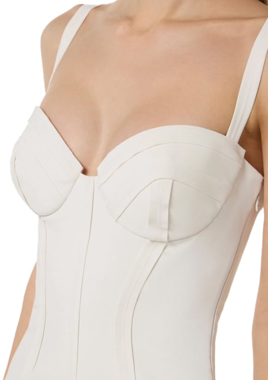 Elisabetta Franchi Dresses Ivory Wit