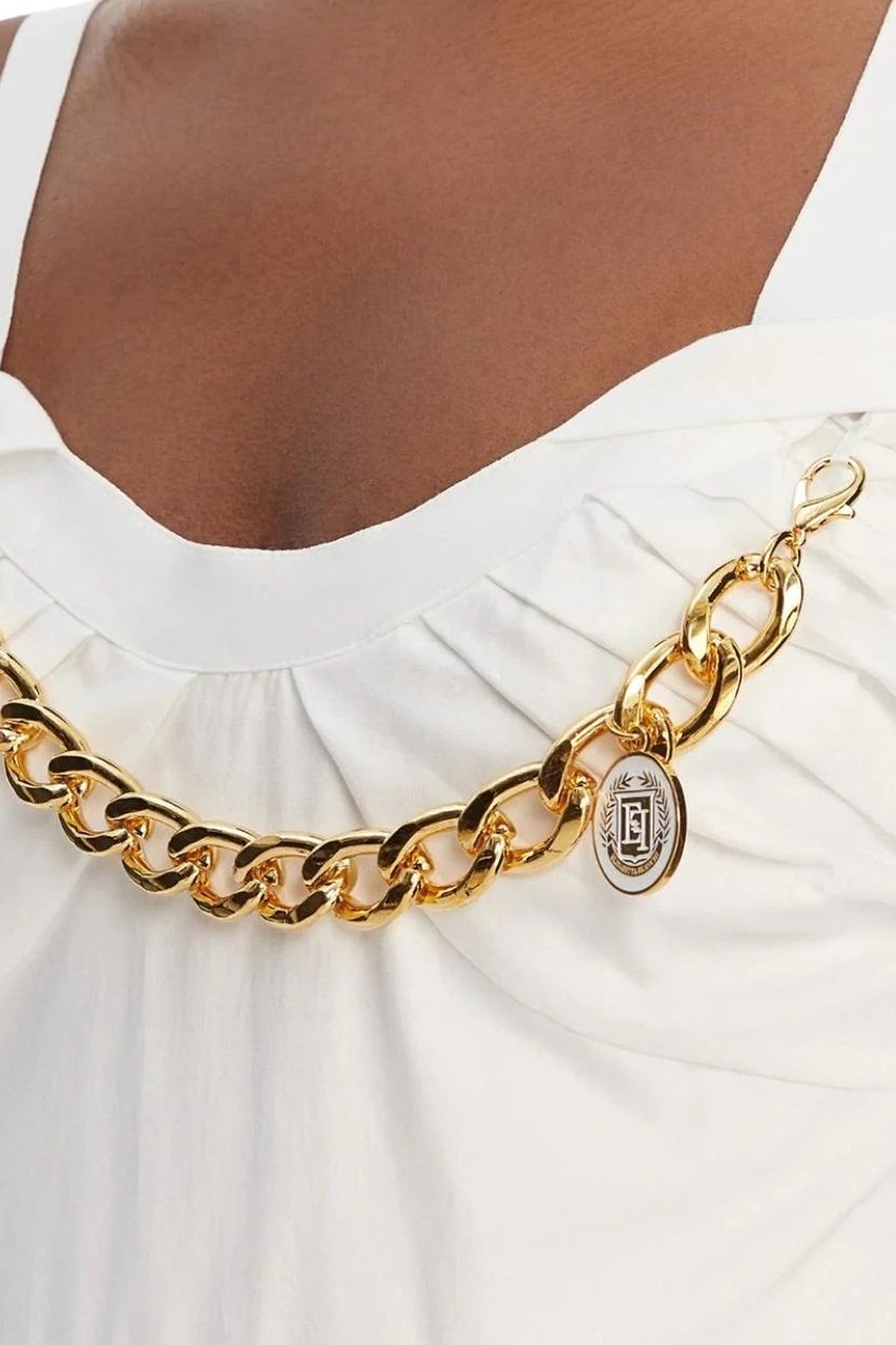 Elisabetta Franchi Dresses Bianco Wit