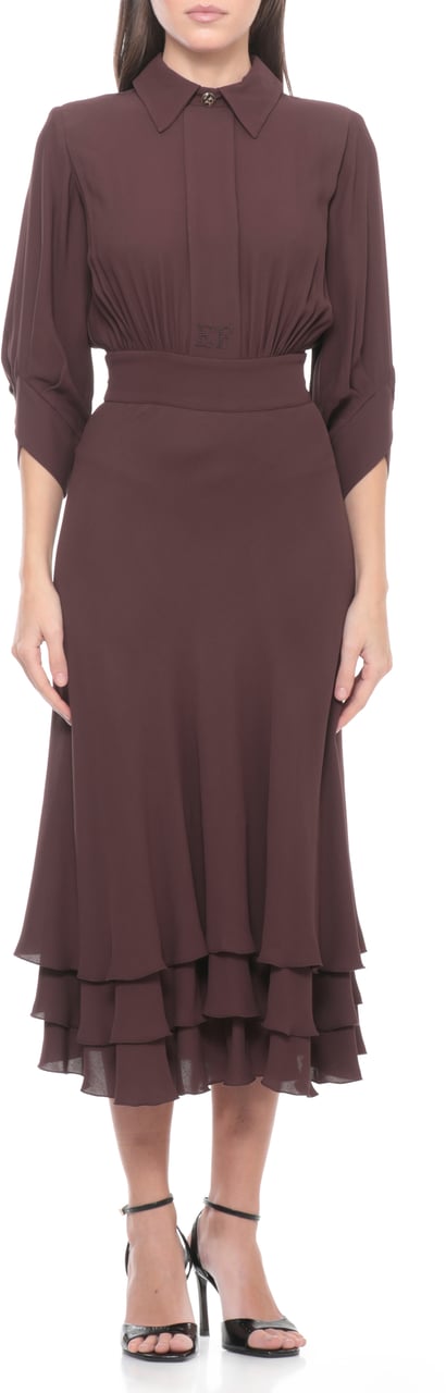 Elisabetta Franchi Dresses Brown Bruin