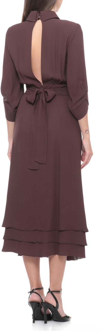 Elisabetta Franchi Dresses Marrone Bruin