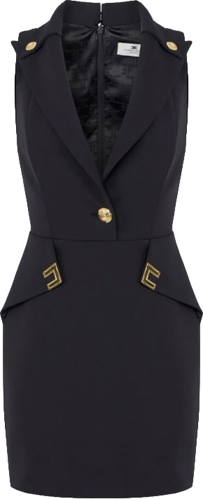 Elisabetta Franchi Dresses Black Zwart