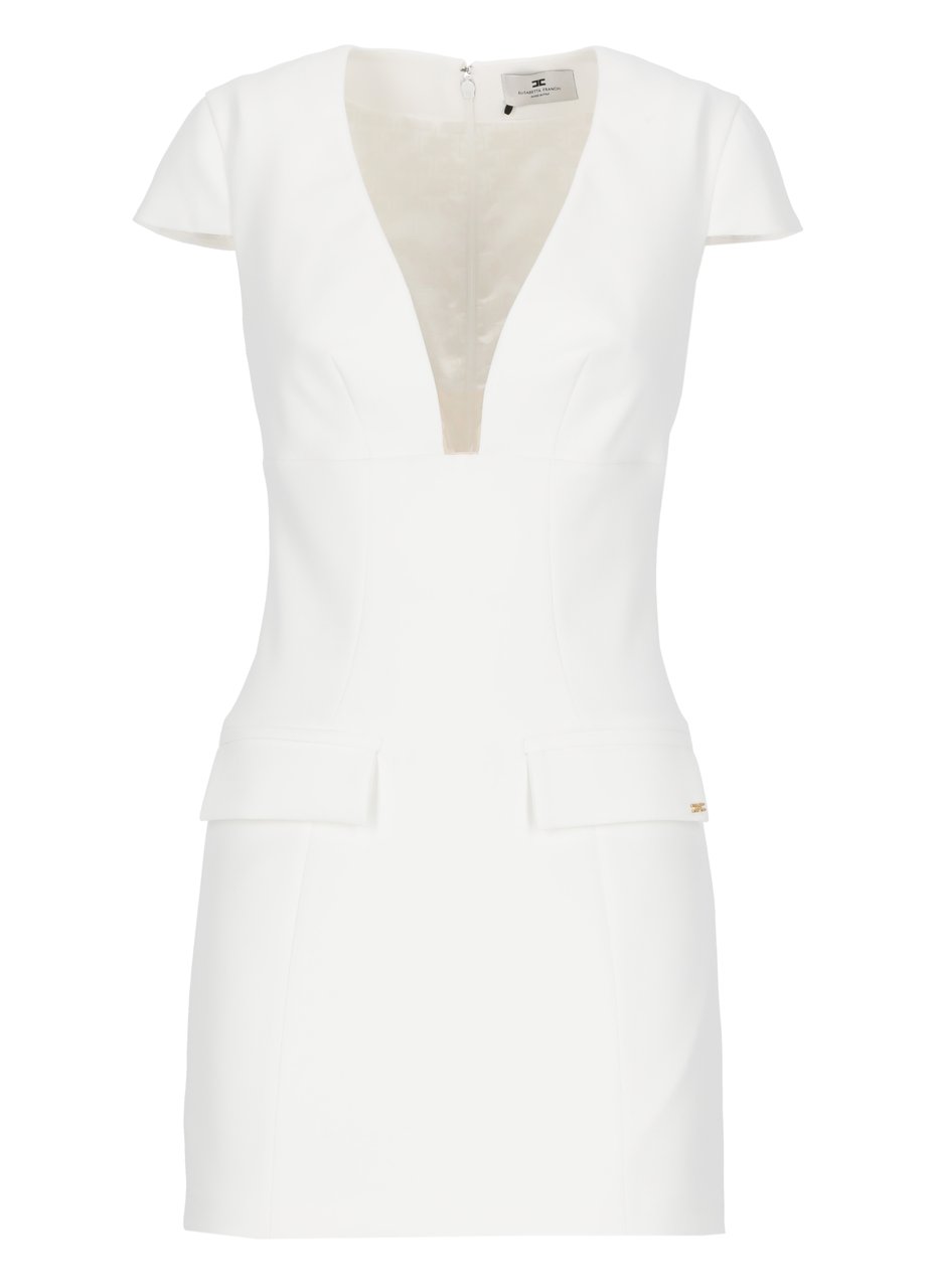 Elisabetta Franchi Dresses Ivory Wit