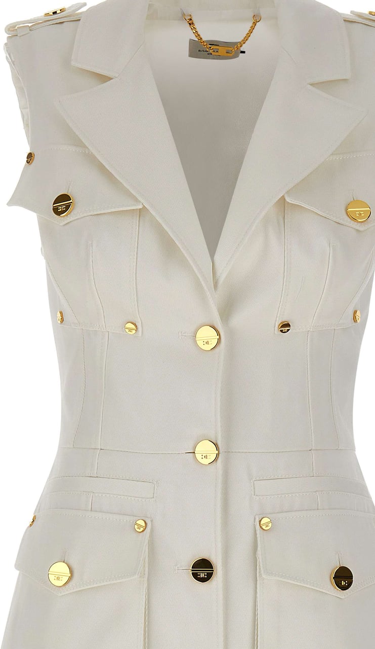 Elisabetta Franchi Dresses White Wit