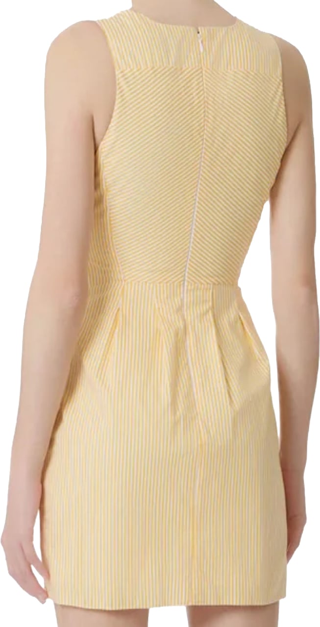 Elisabetta Franchi Dresses Bianco/Sun Geel