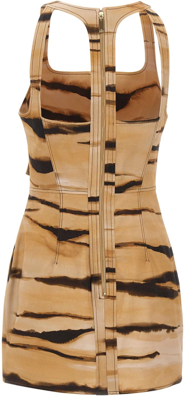 Elisabetta Franchi Dresses Brown Beige