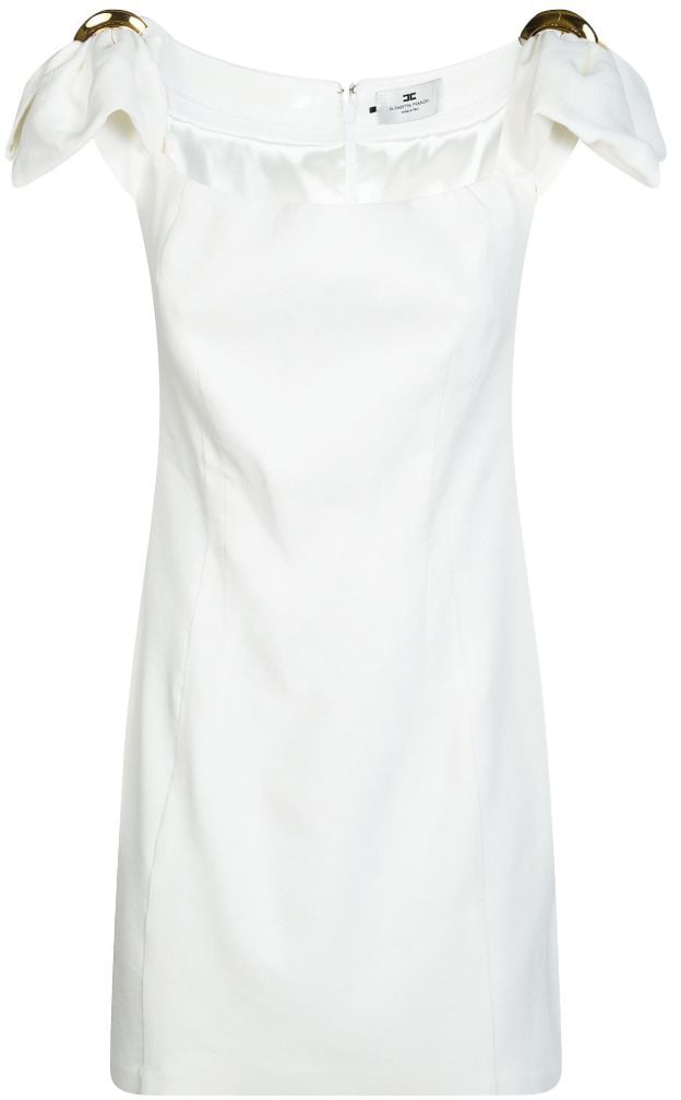 Elisabetta Franchi Dresses Ivory Wit