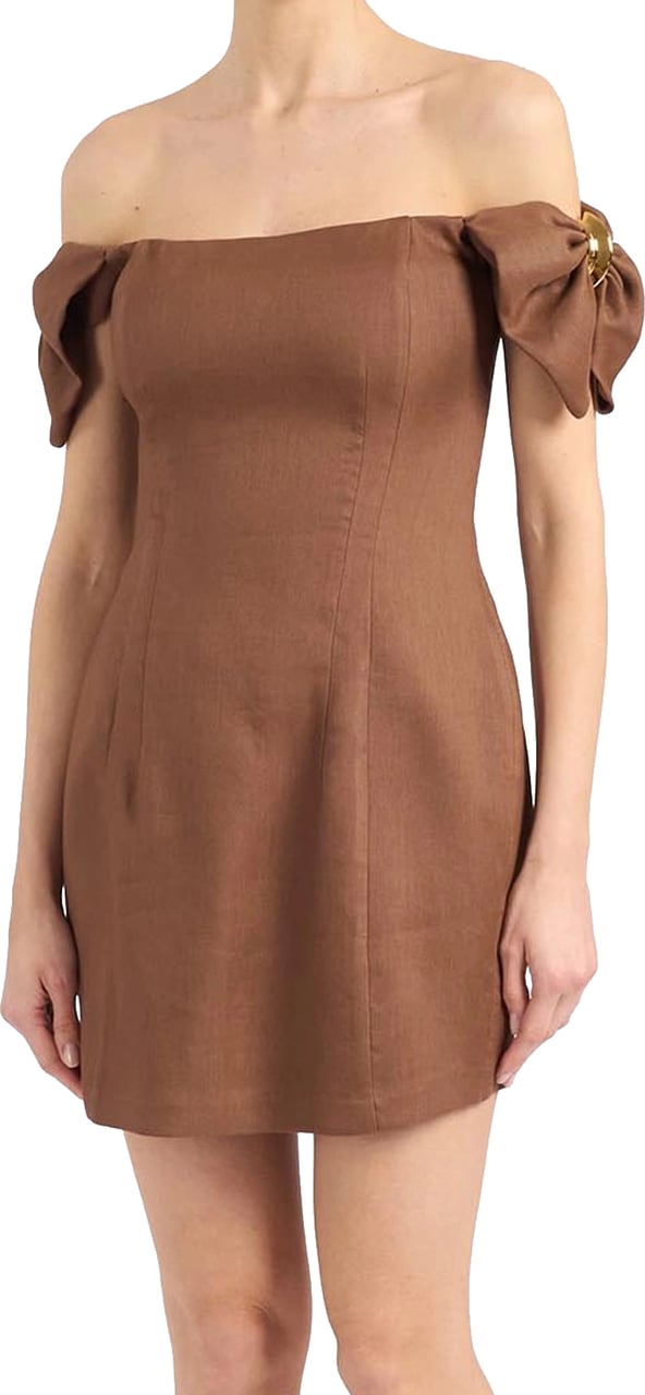 Elisabetta Franchi Dresses Cuoio Beige