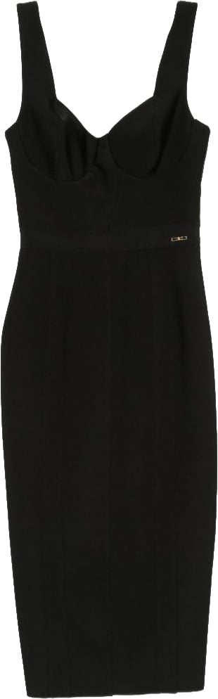 Elisabetta Franchi Dresses Black Zwart