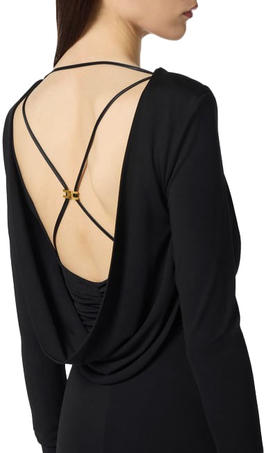 Elisabetta Franchi Dresses Black Zwart