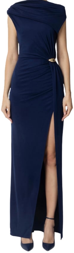 Elisabetta Franchi Dresses Blue Blauw