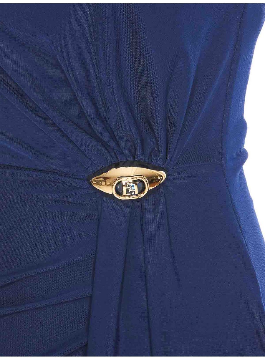 Elisabetta Franchi Dresses Blue Blauw