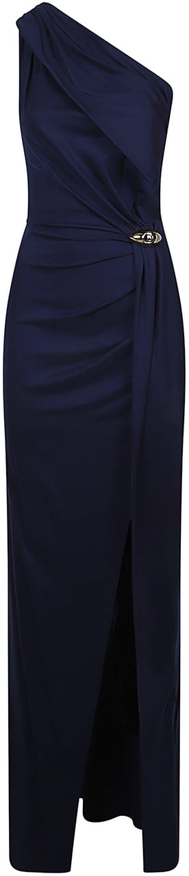 Elisabetta Franchi Red Carpet Dress Blue Blauw