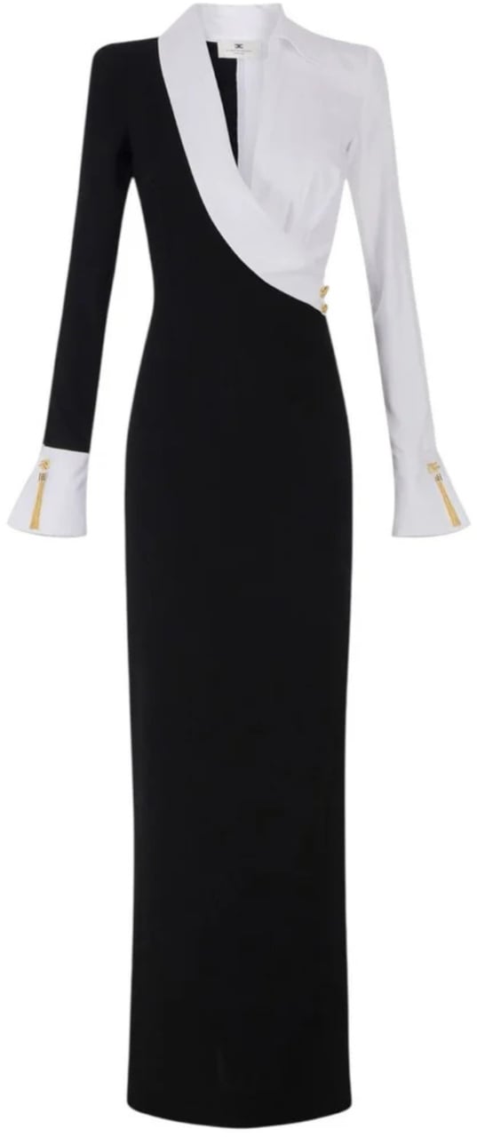 Elisabetta Franchi Dresses Black Zwart