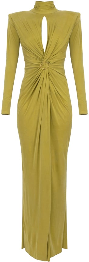 Elisabetta Franchi Dresses Green Groen