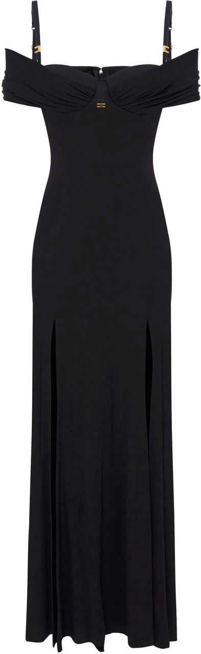 Elisabetta Franchi Dresses Black Zwart