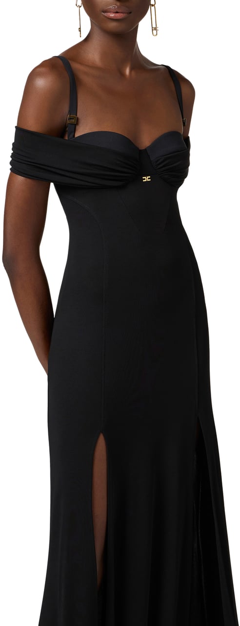Elisabetta Franchi Dresses Black Zwart
