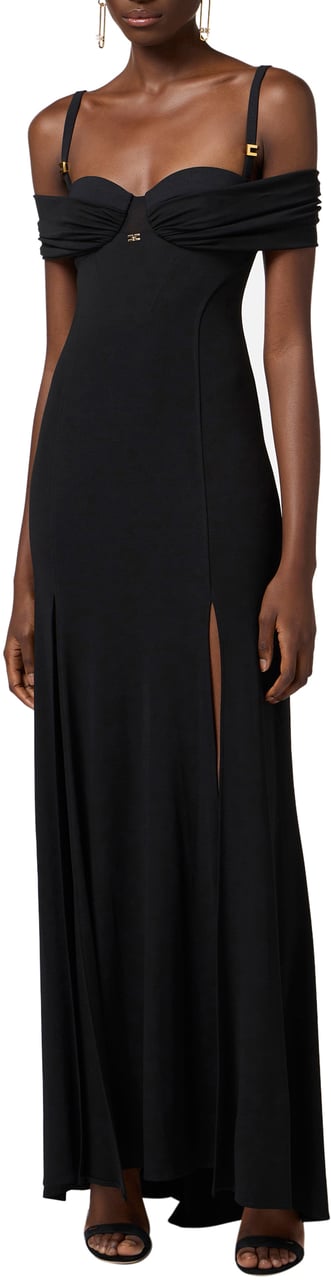 Elisabetta Franchi Dresses Black Zwart