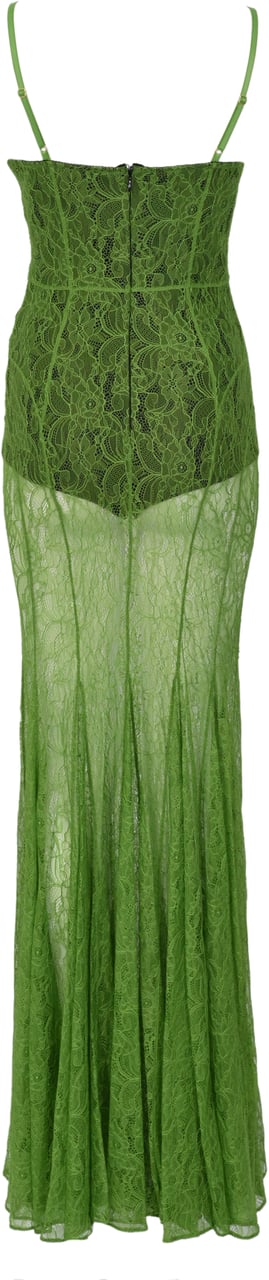 Elisabetta Franchi Dresses Aloe/Nero Lime