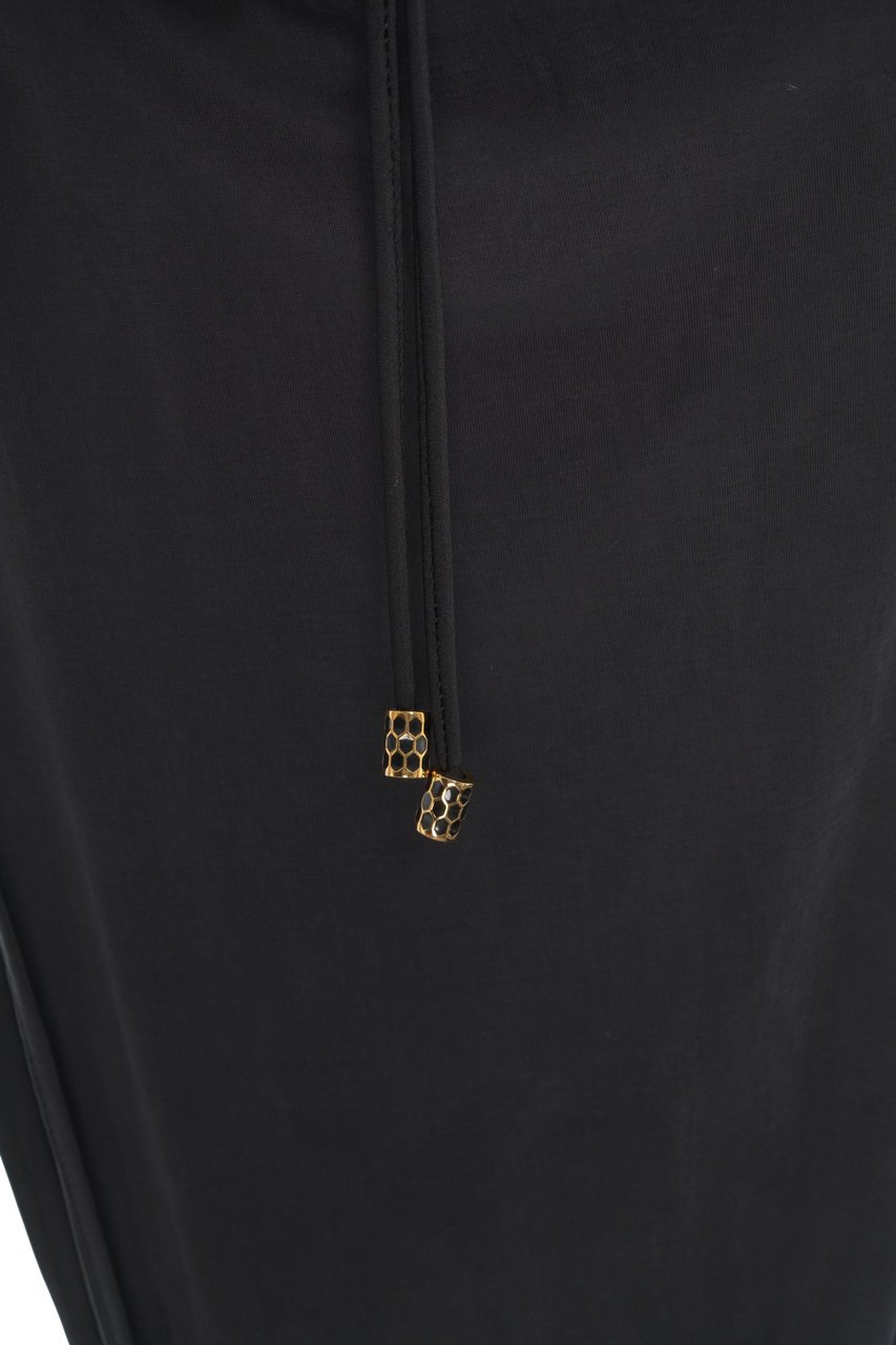 Elisabetta Franchi Abito maxi con arricciature Grijs