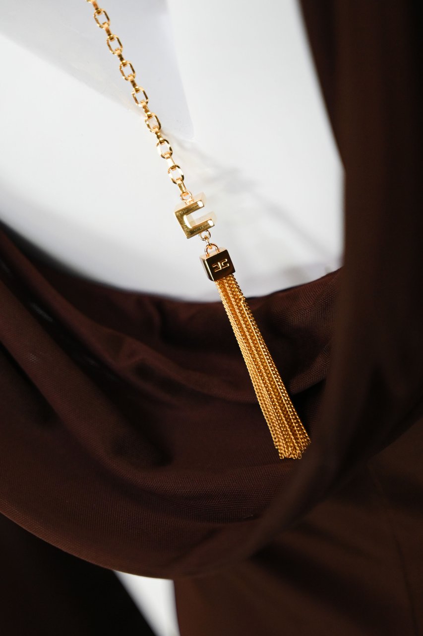 Elisabetta Franchi Dresses Coffee Bruin