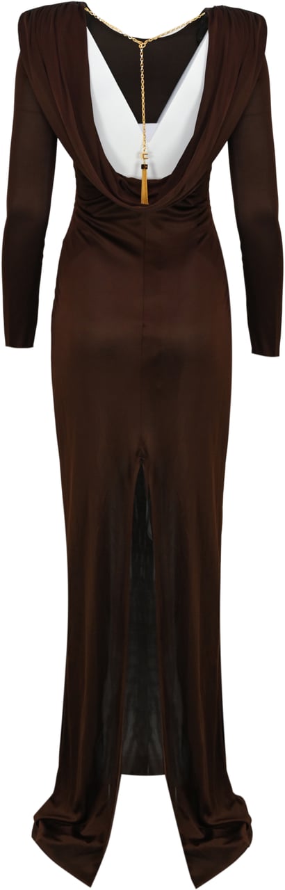 Elisabetta Franchi Dresses Coffee Bruin