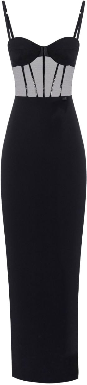 Elisabetta Franchi Dresses Black Zwart