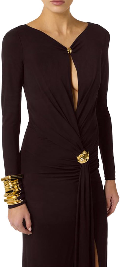 Elisabetta Franchi Dresses Brown Bruin